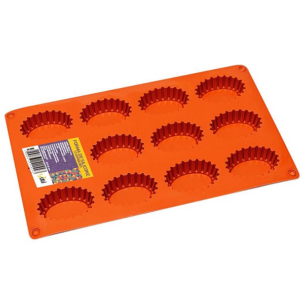 Forminha De Silicone Flexível 12 Cavidades Molde Gelo Bombom