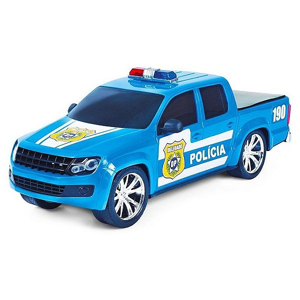 Brinquedo Infantil Carrinho Polícia Força E Ação Poliplac