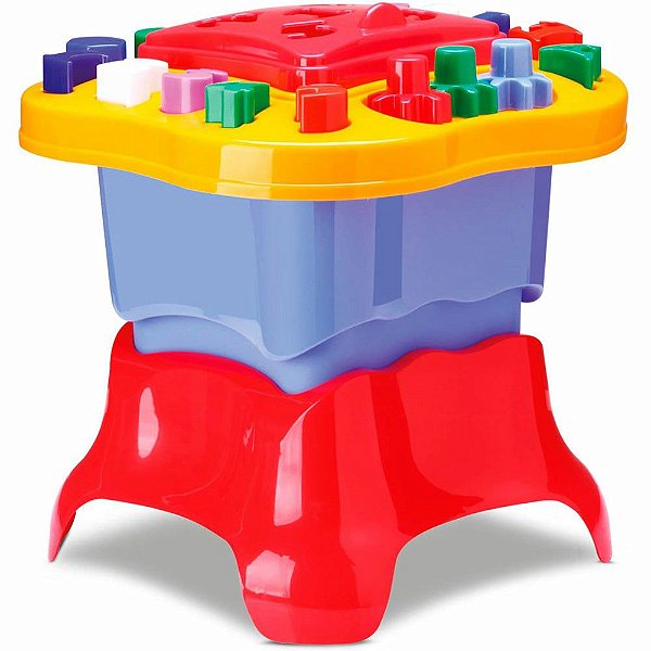 Mesinha Didática Baby Land Com Atividades Brinquedos Cardoso