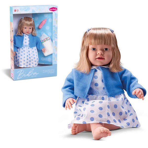 Boneca Bebê Biba Faz Xixi Coleção Infantil Brinquedo Bambola