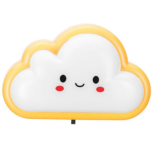Luz Noturna Luminária Led de Tomada Infantil Nuvem Bivolt