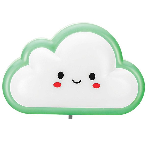 Abajur Led de Tomada Bivolt Luz Noturna Luminária Nuvem