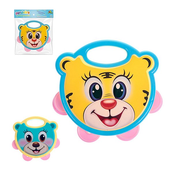 Brinquedo Didático Pandeiro Infantil Musicoterapia Art Brink
