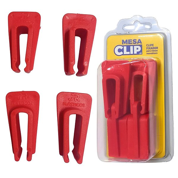 Clipes Fixador Para Juntar Mesas Monobloco Kit C/4 Unidades