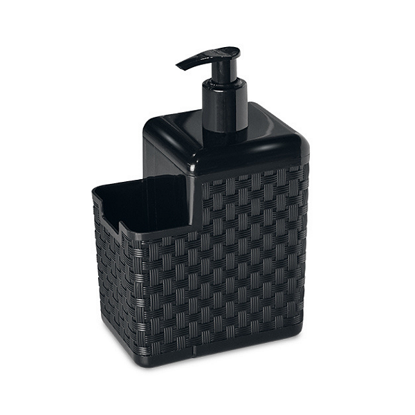 Porta Detergente Preto Com Bico Dosador 500ml