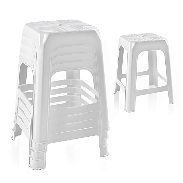 Banqueta Branca Primeira Moagem