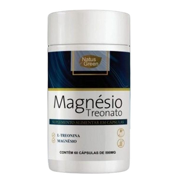 Magnésio Treonato 590mg - Auxilia Na Memória - 60 Cápsulas