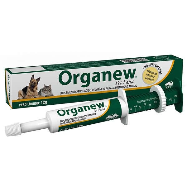 Pro e Prebiótico Organew Pet Pasta 12g