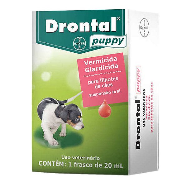 Vermífugo Drontal Puppy Suspensão 20ml Bayer