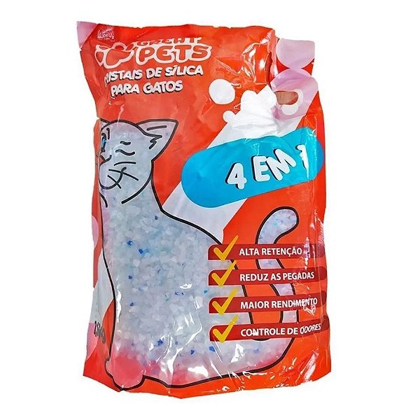 Areia Higiênica Sílica Great Pets 1,6 Kg