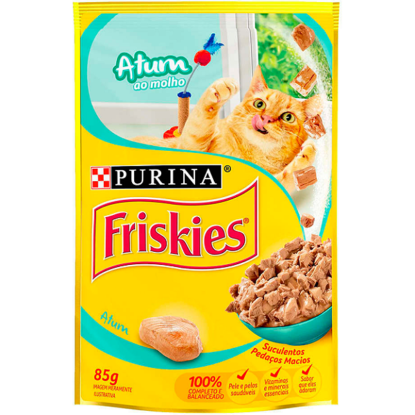 Ração Úmida Sachê Friskies Atum 85g