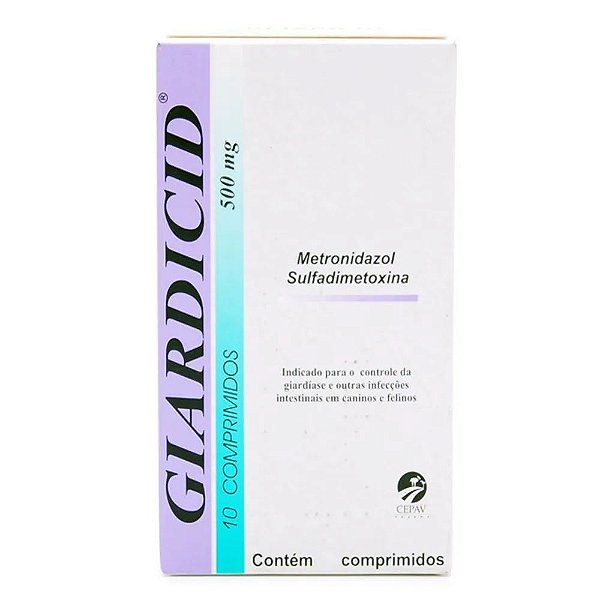 Antibiótico Giardicid 500mg 10 Comprimidos