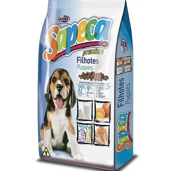 Ração Sapeca Premium para Filhotes 10kg