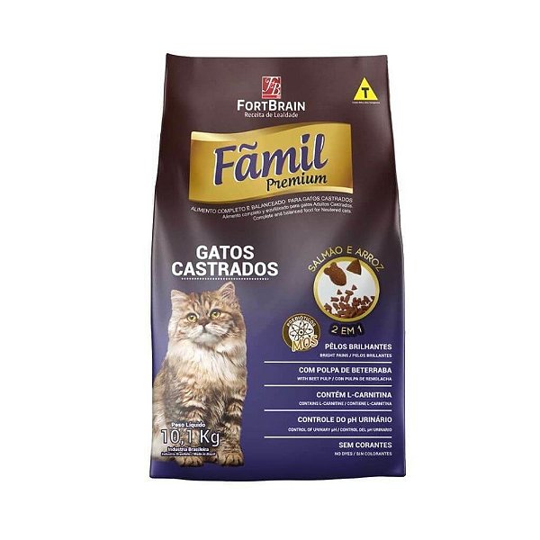 Famil Premium Gatos Castrados 10,1Kg