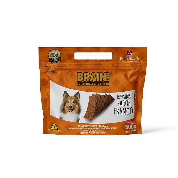 Bifinhos Frango Brain Plus para Cães