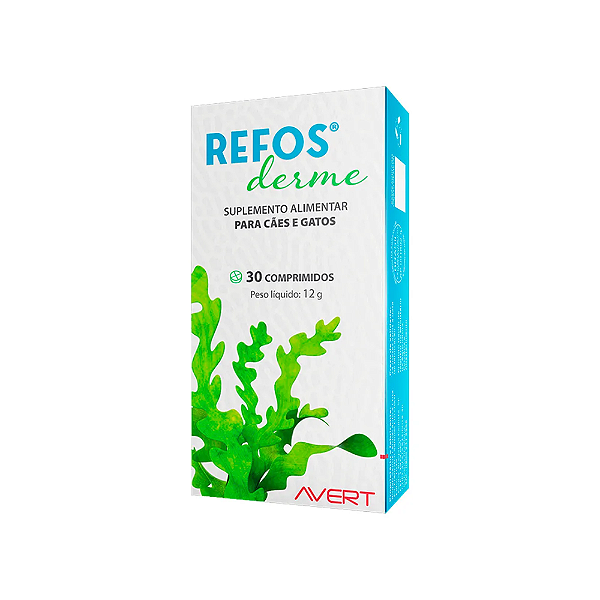 Refos Derme – Suplemento Alimentar para Cães e Gatos 30 comprimidos