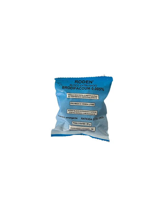 Raticida Roden Bloco Extrusado 20g