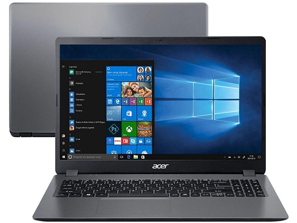 Notebook Acer A315 Intel Core i3-1005G1 Tela 15,6” HD