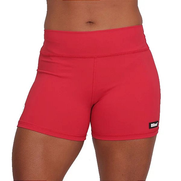 Short Intermediário Bs Cross - Rainbow  Vermelho