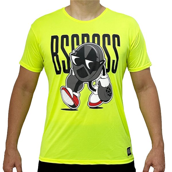 Camiseta Bs Cross - Kettlebell Yellow