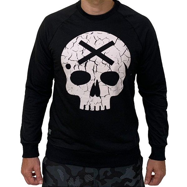 Blusa Moletinho Bs Cross - Skull