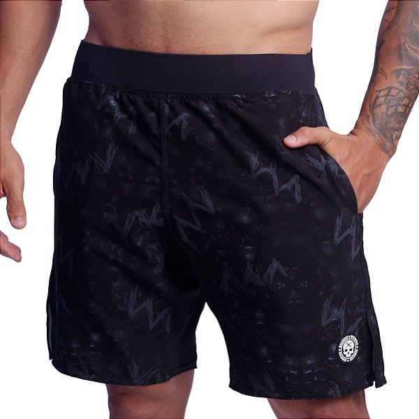 Bermuda Bs Cross Cinturada - Skull Dark