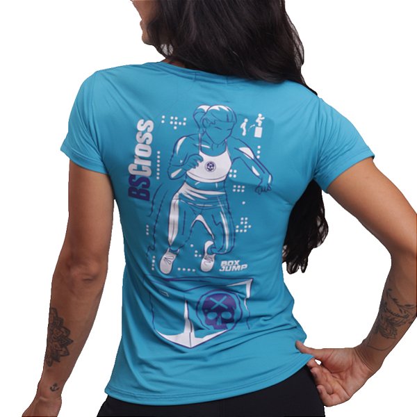 Camiseta Bs Cross - Box Jump Azul