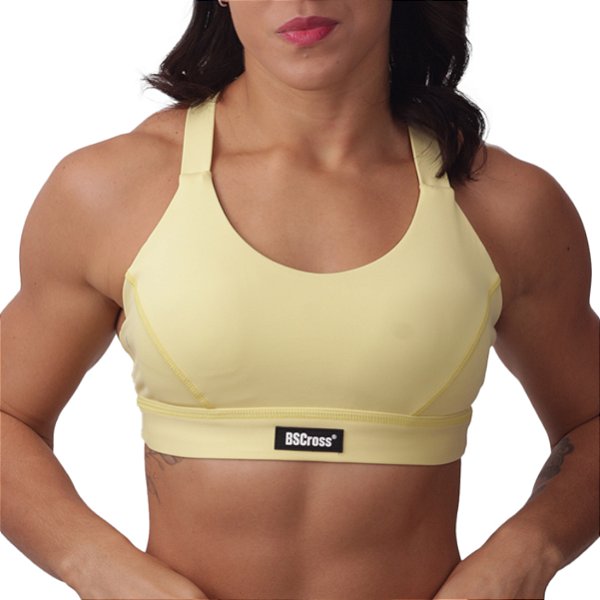 Top BsCross - Amarelo Biscoito