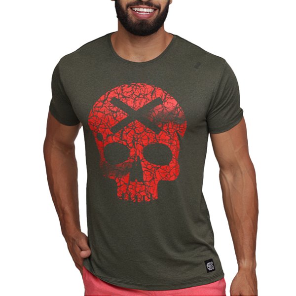Camiseta BsCross - Verde/Vermelho