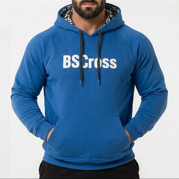 Blusa Moletom Bscross Capuz - Skull