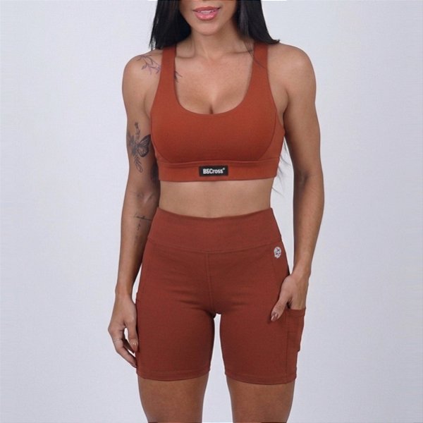 Conjunto Bscross One Color - Medelin Terracota