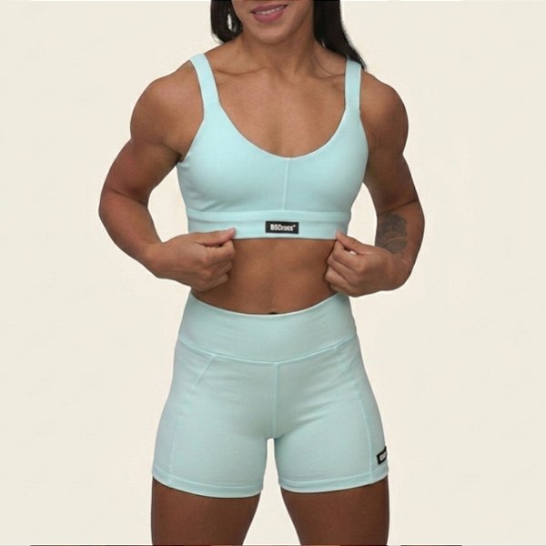 Conjunto Bscross Levanta Bumbum - Verde Água