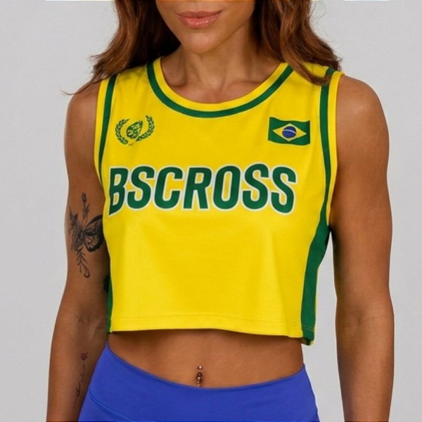 Cropped Regata Bscorss Brasil Copa - 2k26