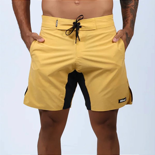 Bermuda All In One Bscross - Amarelo