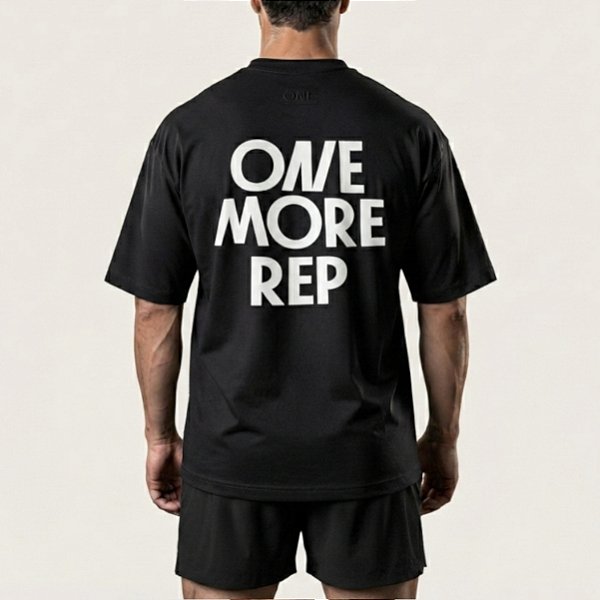 Camiseta Oversized Anero - One More Rep