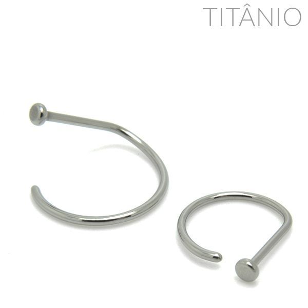 Piercing Argola Nariz G-Ring Titânio