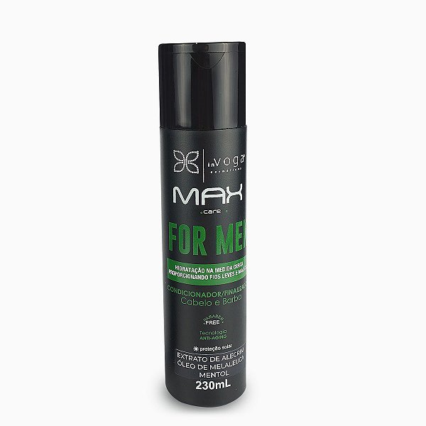 Condicionador Voga Max Care For Men Cabelo e Barba 230ml - Hidratação
