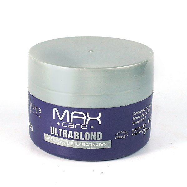 Máscara Matizadora Ultra Blond Voga Max Care Blond 240g