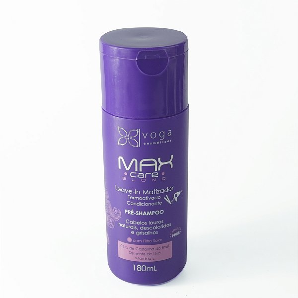 Leave-in Matizador Desamarelador Voga Max Care Blond 180ml