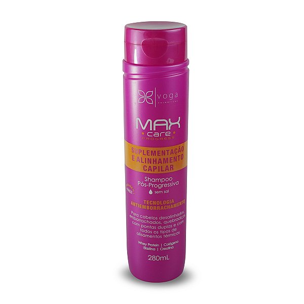Shampoo Pós Progressiva Voga Max Care Progress – 280ml