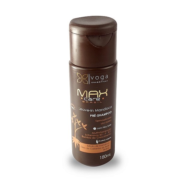 Leave-in Mandioca Termoativado Voga Max Care Brasil 180ml