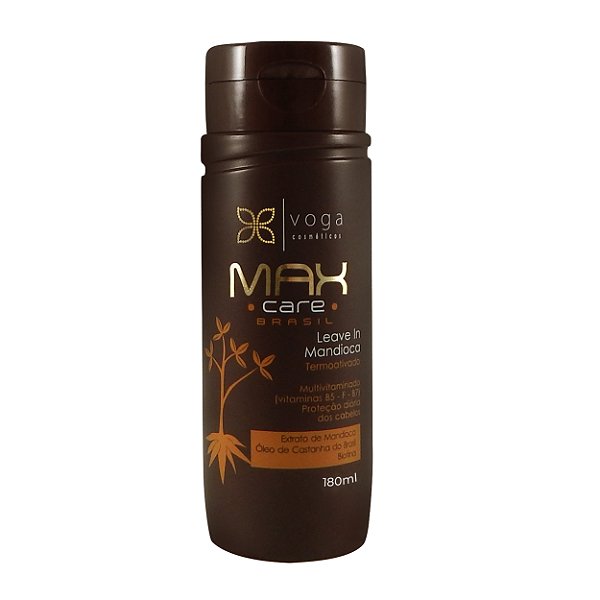 Leave-in Mandioca Termoativado Voga Max Care Brasil 180ml