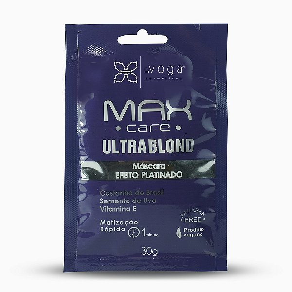 Máscara Sachê Ultra Blond - Linha Max Care Blond