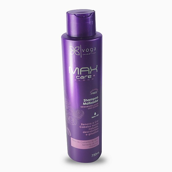 Shampoo Matizador Voga Max Care Blond 750ml - 30% de Economia!