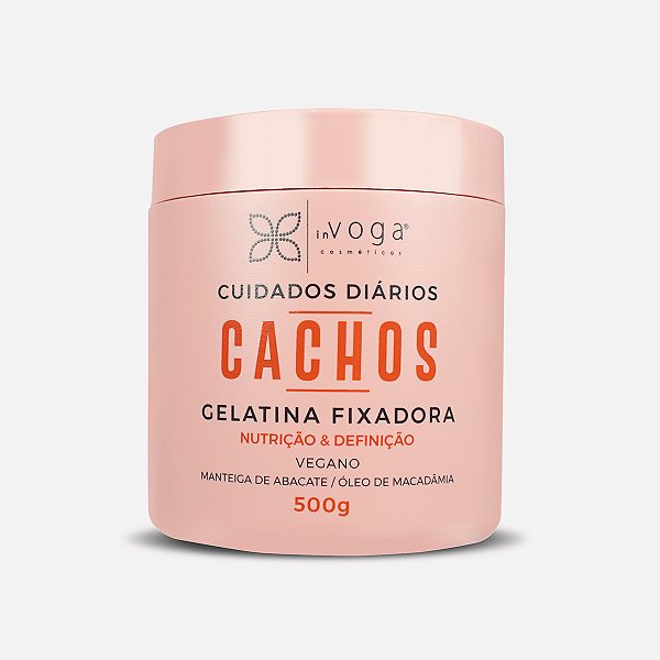 Gelatina Fixadora 500g para Cachos – Hidratação e Definição