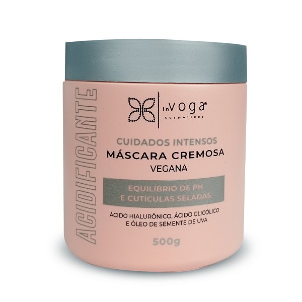 Máscara Cremosa Acidificante In Voga 500g - Revitalize Seus Fios!