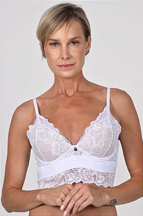 Sutia com Bojo Soft Rendado Susana Branco 11676