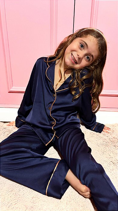 Pijama Americano Classic Mini Marinho 11805