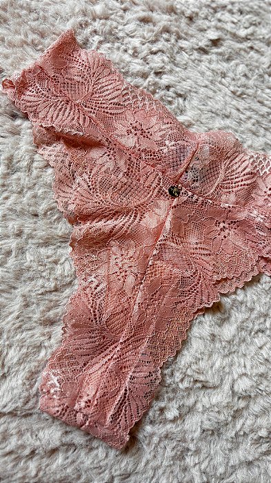 Calcinha Biquini Fio Dental Rendada Ana Rosa 11887