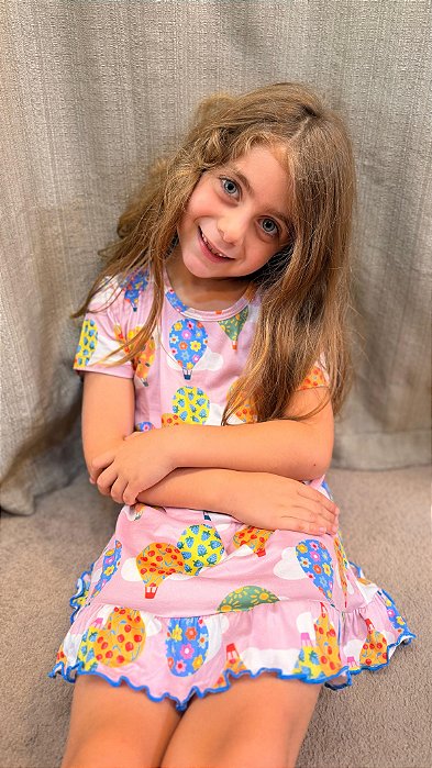 Camisola com Babadinho Infantil Serena Mini Balao 11913